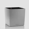 Produktbild: Lechuza Pflanztrog Cube 40 silber metallic 16368