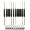 Produktbild: Kunststoff-Reed-Schalter, Magnet, 10 Stück, 3x14mm, , 1A, 100VDC