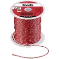 Produktbild: kwb Maurerschnur 925120, 100m, Ø 1,2mm, geflochtenes Nylon, rot/weiß