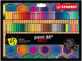 Produktbild: STABILO  8865-21-20 STABILO Fineliner point 88 ARTY, 65er Kartonetui