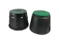 Produktbild: Rain Bird Ventilbox Rund PP Schwarz/Grün type VBA-17186 mit Hahn