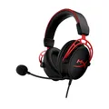 Produktbild: HyperX Cloud Alpha Gaming Headset, Over-Ear, 50 mm Dual-Chamber-Treiber, Memory Foam, Aluminiumrahmen, abnehmbares Noise-Cancelling Mikrofon, 3,5 mm Klinke, PC/PS5/PS4/Xbox/Switch, Schwarz-Rot