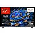 Produktbild: TCL 55T69C 55 Zoll QLED, Direct LED, 4K HDR, Smart Google TV Dolby Vision & Atmos, Game Master, Motion Clarity, Google Assistant & Alexa