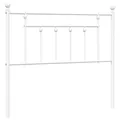 Produktbild: vidaXL Kopfteil Metall Weiß 107 cm
