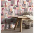 Produktbild: Erismann Vliestapete Retro Geometrisch Abstrakt Orange Rosa Grau 10432-06 Gentle Erismann