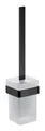 Produktbild: Emco loft Bürstengarnitur Bürste schwarz Wandmodell - Schwarz/Satiniert - 051513300