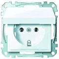 Produktbild: Steckdose Klappdeckel System M, Aktivweiß, Meg2311-0325 - Merten