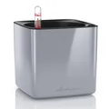 Produktbild: Lechuza Pflanztopf Cube Glossy 14 titanium dust 13516