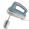 Produktbild: Ariete Vintage, Multifunktions-Handmixer 1548, 5 Geschwindigkeiten, Turbo-Funktion, 2 Edelstahlrührbesen zum Schlagen und Kneten, Geeignet für Kuchen- und Pizzateig und Schlagsahne, 450W, Himmelblau