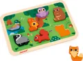 Produktbild: Janod Holzpuzzle Waldtiere - chunky Puzzle 7 TeileHolz