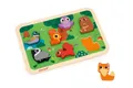 Produktbild: Janod - Chunky Puzzle - Der Wald - FSC-Holz - 7 Teile - Fördert Feinmotorik, Konzentration und Fantasie - Ab 18 Monaten, J07123