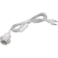 Produktbild: Meister - Lampenfassung E27 - 5 Meter - weiß - Mit Ein-/Ausschalter - Ideal für DIY-Projekte - Geeignet für Steh- & Hängelampen / Lampenaufhängung