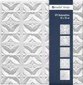 Produktbild: Deckenplatten aus Styropor EPS - Deckenpaneele leicht & robust im modernen Design - (2QM Sparpaket MARGARETA 50x50cm) Verkleidung Deckenplatten Decke