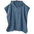 Produktbild: vertbaudet Badeponcho Kinder Bade-Poncho, Dino-Kostüm, Frottee blau 86/98