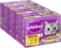 Produktbild: 48x85g Whiskas Katzenfutter Nassfutter Multipack 11+ Geflügel Auswahl in Gelee