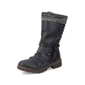 Produktbild: Rieker Damen Winterstiefel Z4755, Frauen Stiefel, wasserabweisend, riekerTEX,uebergangsschuhe,Winterboots,schnürstiefel,schwarz (00),41 EU / 7.5 UK