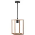 Produktbild: Pendellampe Deko Wohnzimmer Hängeleuchte Esszimmer Lampe Schlafzimmer Holz E27 Holz, Pendelleuchte - Typ 4 - Paco Home