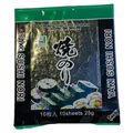Produktbild: 10 Yaki Sushi  Blätter Algen 25g für Sushi Seetang geröstet grün 1x10 Blatt