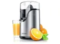 Produktbild: Arendo Zitruspresse, Zitronenpresse elektrisch, Siebeinsatz, Zitronen Presse, silber/schwarz
