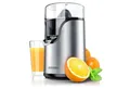 Produktbild: Arendo Zitruspresse Edelstahl Zitronenpresse, elektrisch, Siebeinsatz, Zitronen Presse, 100 W, Limetten & Orangenpresse, großer & kleiner Presskegelaufsatz, BPA frei