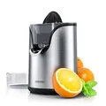 Produktbild: Arendo elektrische Zitruspresse 100 W Edelstahl Orangen Zitronen etc. 2 Einsätze
