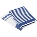 Produktbild: Ross 3er Küchenhandtuch Set 1960+918 2x Geschirrtuch 50x70 cm + 1x Küchenfrottiertuch 50x50 cm | blau - blau
