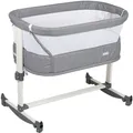 Produktbild: BabyGo Vivaldi Wiege Beistellbett grey TOP