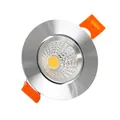 Produktbild: LEDKIA LIGHTING - LED Einbaustrahler 5W | Rund COB CRI90 | Ø 55 mm Ausschnitt | Fokus 45° | Aluminium | Energieeffizient | Innenbeleuchtung, No Flicker, 2700K Warmweiß