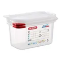 Produktbild: Gastronorm-Basin 1/9 H. 10 Cm Mit Deckel Kunststoff PP Araven