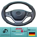 Produktbild: Anti-Rutsch Leder Lenkradbezug | 37-38cm Universal | Massage Design