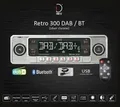 Produktbild: Dietz Retro Look Autoradio DAB+ BT USB Fernbedienung RETRO300DAB/BT chrom