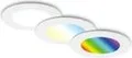 Produktbild: LED Einbauleuchten Bad RGB Fernbedienung dimmbar Timer IP65 Ø9,2cm weiß Briloner
