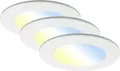 Produktbild: Di-Ka LED Einbauleuchte Fungo RGBW 3er Set weiß Ø 9,2 cm 4,8 W dimmbar