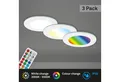 Produktbild: Briloner Leuchten Einbauleuchte LED Einbaustrahler Extra-Warmweiß Badezimmer Flur, LED fest integriert, 2700K - Extra - Warmweiß, Einbauleuchten Bad, 92x45 mm, Chrom-Matt, 4,8W, Badezimmer, Flur