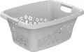 Produktbild: Rotho Wäschekorb Flowers 25 l kühles grau