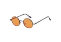 Produktbild: BEZLIT Eyewear Retrosonnenbrille Rund Form Designer Damen Sonnenbrille (1-St) mit orange, blau, hellrot, lila, grün und roten Linsen