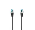 Produktbild: Hama Netzwerkkabel CAT 6a, 10 Gbits, geschirmt, RJ45 Stecker, 1,50 m Netzkabel, RJ-45 (Ethernet), (150 cm), Mit Knickschutzhülle