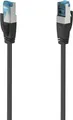 Produktbild: HAMA Network CAT 6a Cable 10Gbps S/FTP 1,5m schwarz LAN Ethernet RJ45 M27