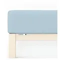 Produktbild: Schlafgut Spannbetttuch Casual aus Bio Baumwolle 140x200 - 160x200 cm | blue-light - blau