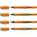 Produktbild: STABILO worker+ Tintenroller orange 0,3 mm, Schreibfarbe: farbsortiert, 4 St.