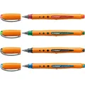 Produktbild: STABILO worker®+ Tintenroller orange 0,3 mm, Schreibfarbe: farbsortiert, 4...