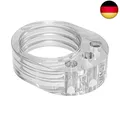 Produktbild: LouMaxx Türklinkenpuffer - 12er Set transparente Türstopper Klinke – Türgriff Pu
