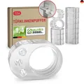Produktbild: LouMaxx Türklinkenpuffer - 12er Set transparente Türstopper Klinke – Türgriff Pu