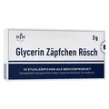 Produktbild: Glycerin Zäpfchen Rösch 3 g gegen Verstopfung · 10 St · PZN 12733110