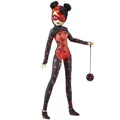 Produktbild: BANDAI - Miraculous - Shadybug-Puppe 26 cm - Bewegliche Modepuppe Alternative Version von Ladybug aus Miraculous World Paris - Offizielle Lizenz - Spielzeug für Kinder ab 4 Jahren - P50159