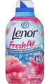 Produktbild: 9,37€/L- 8x Lenor Weichspüler Fresh Air – Flower Blossom – 60 Wäschen / 840ml