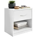 Produktbild: P & B Nachtschrank, Weiß, 1 Schublade(n) Schubladen, 39x41x28 cm, Schlafzimmer, Nachttische