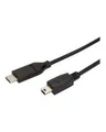 Produktbild: StarTech.com 2M USB 2.0 C TO MINI B CABLE USB-C auf Mini Kabel St/St - 2m C zu Typ C (USB2CMB2M)