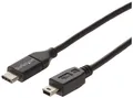 Produktbild: StarTech.com USB C to Mini USB Cable - 6 ft / 2m - M/M - USB 2.0 - Mini USB Cord