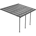 Produktbild: Juskys Terrassendach, Dunkelgrau, Metall, 435x300x300 cm, Sonnen- & Sichtschutz, Pavillons & Pergolas, Pergolas